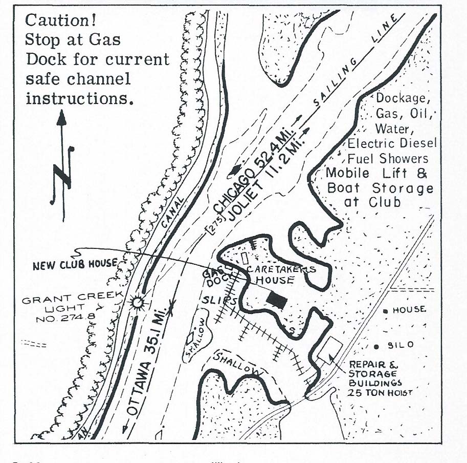 Three Rivers Yacht Club aerial black and white hand-drawn map